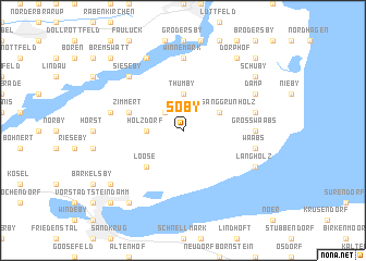 map of Söby
