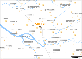 map of Sóc Cạn