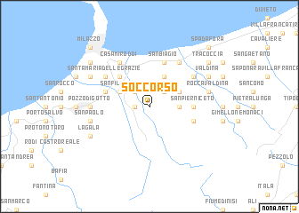 map of Soccorso