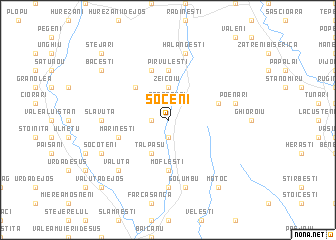 map of Soceni