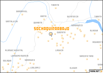 map of Sochaquira Abajo