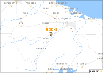 map of Sōchi