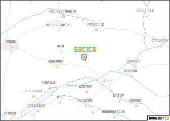 map of Sočica