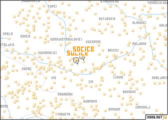 map of Sočice