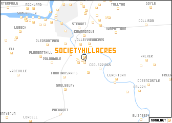 map of Society Hill Acres