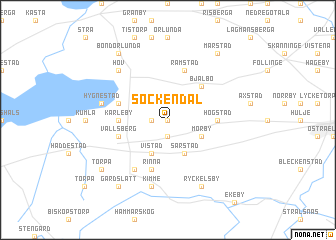 map of Sockendal