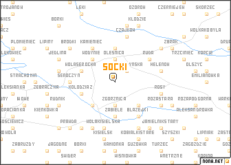 map of Soćki