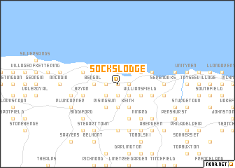 map of Socks Lodge