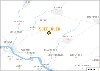 map of Socolovca