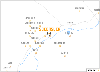 map of Soconsuca