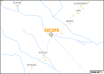 map of Socopó