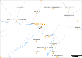 map of Socorro