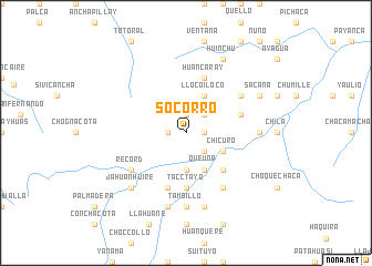 map of Socorro