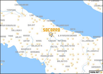 map of Socorro