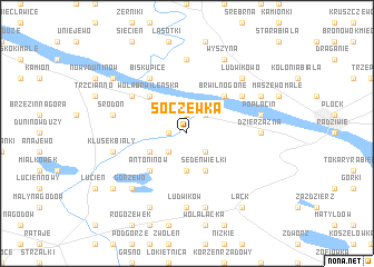 map of Soczewka