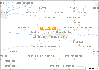 map of Sóczózug