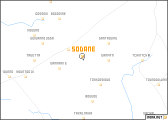 map of Sodane