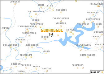 map of Sŏdang-gol