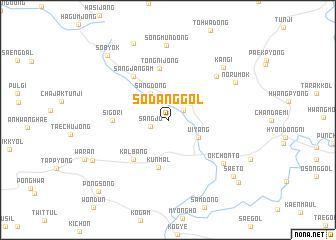 map of Sŏdang-gol