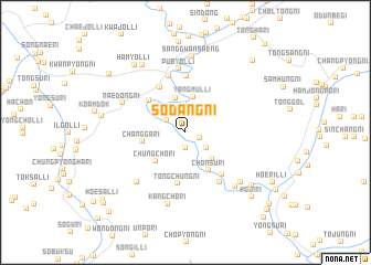 map of Sŏdang-ni