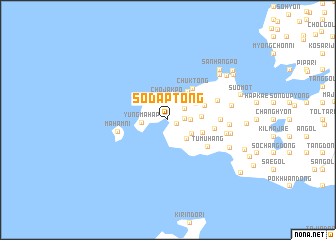 map of Sodap-tong