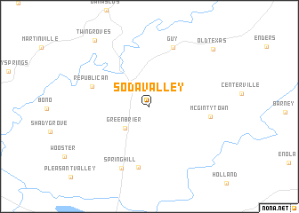 map of Soda Valley