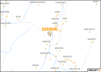 map of Sodāwāl