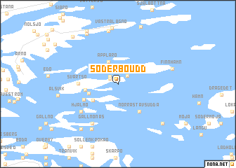 map of Söderboudd