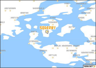 map of Söderby