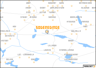 map of Söderedinge