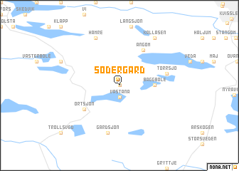 map of Södergård