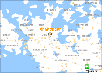 map of Södergård