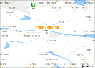 map of Söderköping