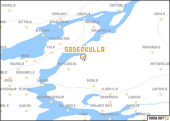 map of Söderkulla