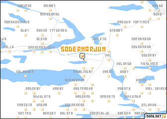 map of Södermarjum