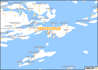 map of Södersunda