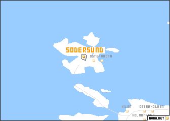 map of Södersund