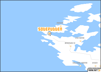map of Söderudden