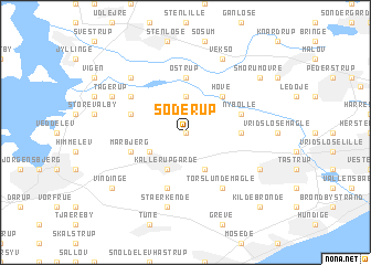map of Soderup