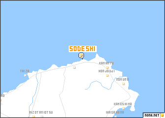 map of Sodeshi