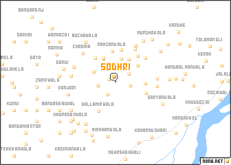 map of Sodhri