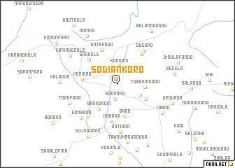 map of Sodiankoro