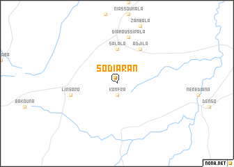 map of Sodiaran