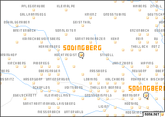 map of Södingberg