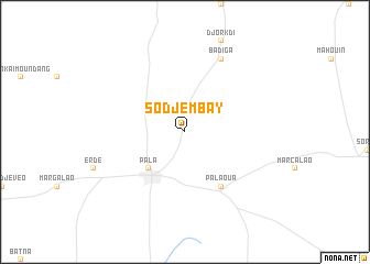 map of Sodjé Mbay