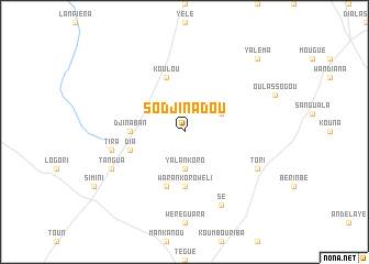 map of Sodjinadou