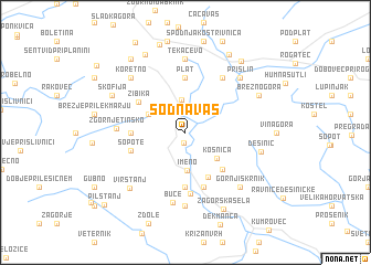 map of Sodna Vas