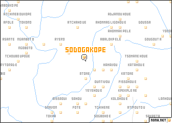 map of Sodogakopé