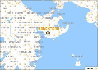 map of Sodok-tong