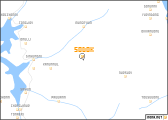 map of Sodŏk